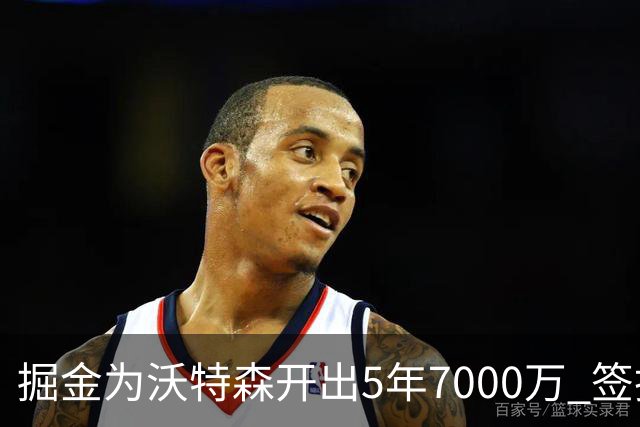 掘金为沃特森开出5年7000万 签换要价却高达2首轮